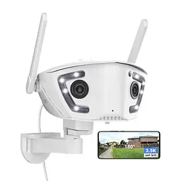IP-відеокамера з WiFi 2Mp+2Mp Light Vision VLC-4482WI(Camhi Pro) f=3.6mm, ІЧ+LED-підсвічування, з мікрофоном (75-00295) - мініатюра 10