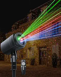 Вуличні світлодіодні лазерні гірлянди Enjoyedled Christmas Laser Lights, RGB - мініатюра 6
