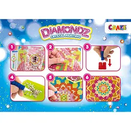 Набір для створення картини Craze Diamondz Мандала зі стразами (47767) - мініатюра 4