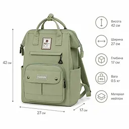Рюкзак для ручної поклажі Bear 30л зелений (Bear-XS-Green) - мініатюра 2