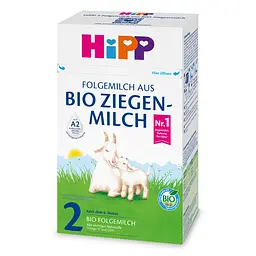 Органічна дитяча суха суміш HiPP 2 на козиному молоці з 6 місяців 400г - мініатюра 2