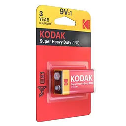 Батарейки Kodak 9V Крона 1 шт. - мініатюра 3