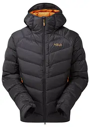 Куртка чоловіча Rab Glaceon Pro Jacket S Чорний-Помаранчевий