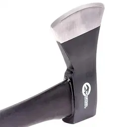 Сокира INTERTOOL HT-0263, 1000 г, з ручкою з фібергласу, червоно-чорна - мініатюра 9