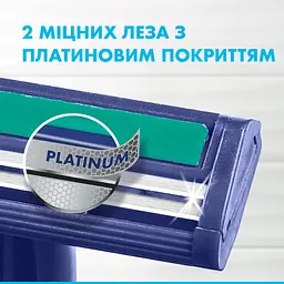 Одноразові станки для гоління Gillette Blue 2 Plus 5 шт. (81661419) - мініатюра 4