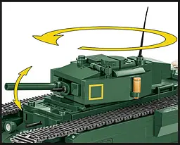 Конструктор COBI танк 1:35 Churchill Mk. III 3046 - мініатюра 6