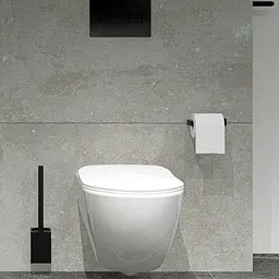 Тримач для туалетного паперу Nice & Cozy Simple чорний - мініатюра 4