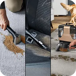 Пилосос миючий Rowenta Clean It Hot & Cold 1150 Вт чорно-золотий (IN7021F0) - мініатюра 11