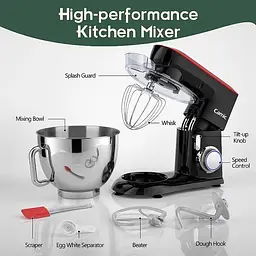 Міксер планетарний - тістоміс Camic SM-1571N 1800W Metal 9 л - мініатюра 9
