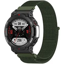 Ремінець DK для Xiaomi Amazfit T-Rex 2 (A2169) Nylon Sport Loop (olive flak) - мініатюра 2