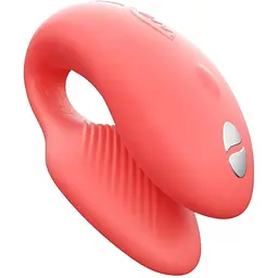 Смарт-вібратор для пар We-Vibe Chorus Crave Coral сенсорне керування вібраціями стисненням пульта