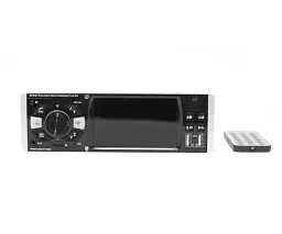Автомагнітола 1 DIN CML-PLAY 4051 FM ВТ USB microSD AUX екран 4 дюйми пульт ДК Чорний  автомобільний програвач - мініатюра 5