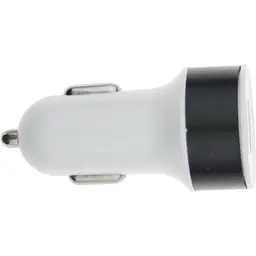 Автомобільний зарядний пристрій TOTO TZZ-58 Car charger metal 2USB 2.1A Black - мініатюра 2