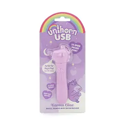 Вібратор-єдиноріжка Unihorn USB Bullet - Karma Lilac, віброкуля, USB-зарядка, 10 режимів - мініатюра 6