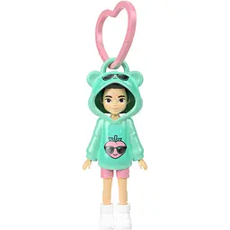 Мінілялька-брелок Polly Pocket у худі в асортименті (JMN38) - мініатюра 2