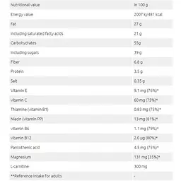 Батончик енергетичний Go On Nutrition Vitamin bounty+ l-carnitine 50 г - мініатюра 3