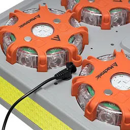 Комплект ліхтарів професійних Mactronic X-Flare (30 Lm) Red/Blue/Amber Recharg 12v/220V Magnetic (PSD0112) - мініатюра 9