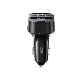 ФМ-модулятор XO BCC17 Smart Bluetooth MP3 A+C Dual Port PD30W Чорний - мініатюра 3