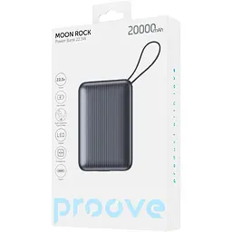 Павербанк Proove Moon Rock Gray 20 000 mAh / 22.5 Вт (PBM222012105) - мініатюра 3
