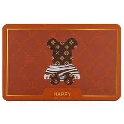 Вологопоглинаючий килимок Sticker Wall Happy 38 x 58CM x 3MM D SW-00001565