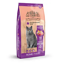 Сухий корм для дорослих котів Індійка та телятина CAT ADULT Для британських та шотландських порід 10 кг