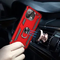 Панель BeCover Military для Xiaomi Mi 11 Lite / Mi 11 Lite 5G / 11 Lite 5G NE Red (706644) - мініатюра 3