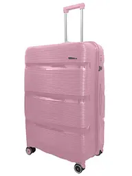 Валіза велика Milano bag 0307 поліпропілен Рожевий - мініатюра 2