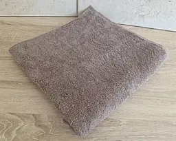 Рушник турецький махровий однотонний Gulcan 70х140 коричневий Brown щільність 480 г/м2 петля 16/1