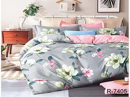 Комплект постільної білизни з компаньйоном (R7405) 1,5-спальний TAG tekstil pbe0040869 - мініатюра 2