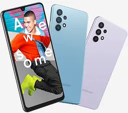 Смартфон Samsung Galaxy A32 4/128GB Violet (SM-A325FLVG) - мініатюра 2