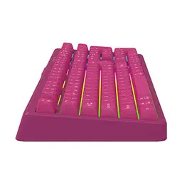 Клавіатура Canyon Fortnax Bluetooth/Wireless/USB UA Pink (CND-SKBW2) - мініатюра 6