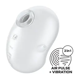 Вакуумний стимулятор Satisfyer Cutie Ghost White - мініатюра 8