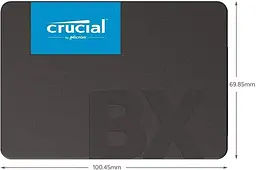 Накопичувач SSD Micron 2.5" 500GB SATA BX500 teh0024703 - мініатюра 5