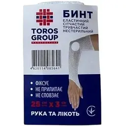 Бинт Торос-Груп еластичний сітчастий 25 см х 3 см (51-045-IS)