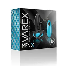 Анальна вібропробка з виносним пультом Rocks Off Men-X Varex, 7.5х3 см - мініатюра 7