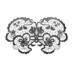 Маска на обличчя Bijoux Indiscrets - Anna Mask, вінілова, клейове кріплення, без зав'язок
