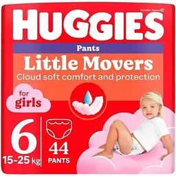 Трусики-підгузки Huggies Pants 6 Mega 15-25 кг для дівчаток 44 шт.