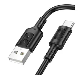 Кабель синхронізації Borofone BX111 3A USB-A to Type-C 1 м Black (35628_3462272) - мініатюра 2