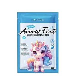 Маска для шкіри обличчя живильна Sadoer Animal Fruit Blueberry тканинна 25 г (SD33864)