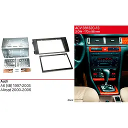 Перехідна рамка Audi A6, Allroad ACV 381320-13 - мініатюра 2