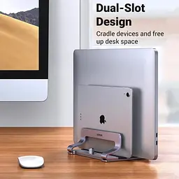 Підставка для ноутбука UGREEN LP258 Vertical Laptop Stand (Dual-slot) (60643) - мініатюра 8