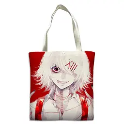 Шоппер еко-сумка Токійський гуль Джузо Сузуя Tokyo Ghoul Juzo Suzuya 33 х 37 см двосторонній