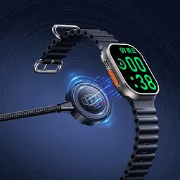 Кабель для зарядки 3в1 REMAX RC-C169 USB-A-Type-C+Lightning+Wireless Charge 1,2м Чорний - мініатюра 4
