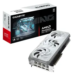 Відеокарта Radeon RX 9070 XT, Gigabyte, GAMING OC ICE (White Edition), 16Gb GDDR6, 256-bit, 2xHDMI/2xDP, 3060/20000 MHz, 3x8-pin (GV-R907XGAMINGOCICE-16GD) - мініатюра 10