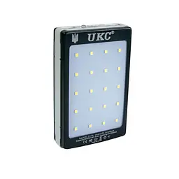 Повербанк UKC Solar Power Bank 90000 mAh, портативная внешняя батарея с фонариком, УФ-подсветкой и солнечной панелью