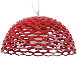 Люстра Brille лофт підвісна в спальню E27 60W Red (BL-116S/1) - мініатюра 3