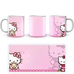 Кухоль GeekLand Hello Kitty Хелло Кітті HK 02.08 330 мл білий - мініатюра 4
