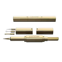 Тиклер зі змінними насадками LOCKINK 5-head Flirting Tickler, золотистий корпус, 5 наконечників - мініатюра 4