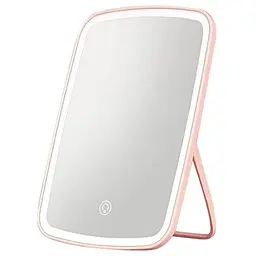 Дзеркало для макіяжу з підсвіткою Jordan-Judy LED Makeup Mirror (NV505) рожеве
