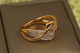 Кільце Xuping Jewelry симфонія р 16 золотисте